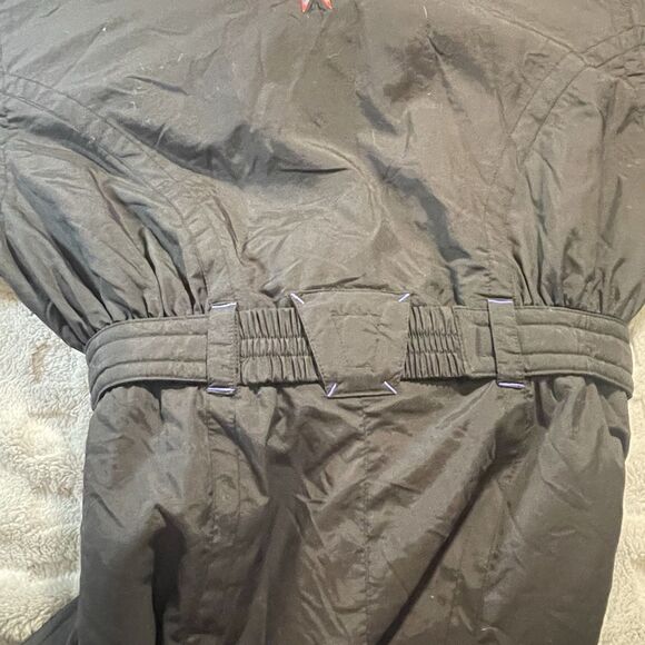 VTG Ski Suit One Piece Snowsuit 80s 90s EDELWEISS Snow Bib Womens 14 Aztec Clean - Picture 15 of 16